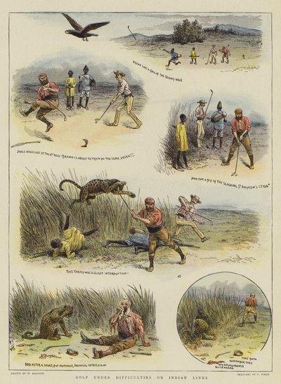 インドのリンク（クロモリト）の難しさの下でゴルフ 作： William Ralston